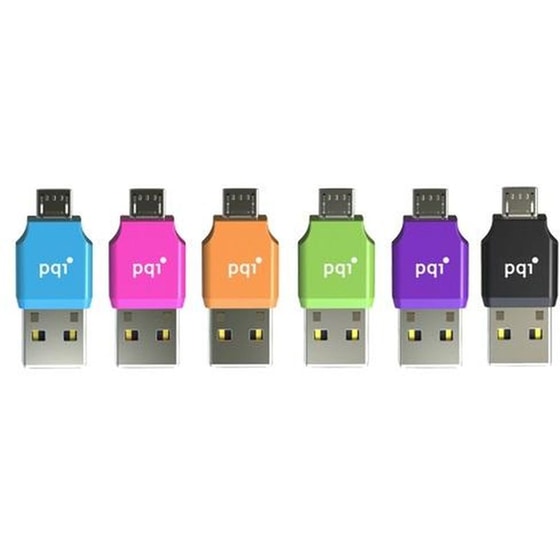 Αντάπτορας PQI USB σε Micro USB Connect 203 0015R014J Μωβ image 0