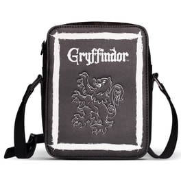 Difuzed Τσάντα Ώμου Harry Potter: Gryffindor από Πολυουρεθάνη & Πολυεστέρα με Φερμουάρ - Μαύρο