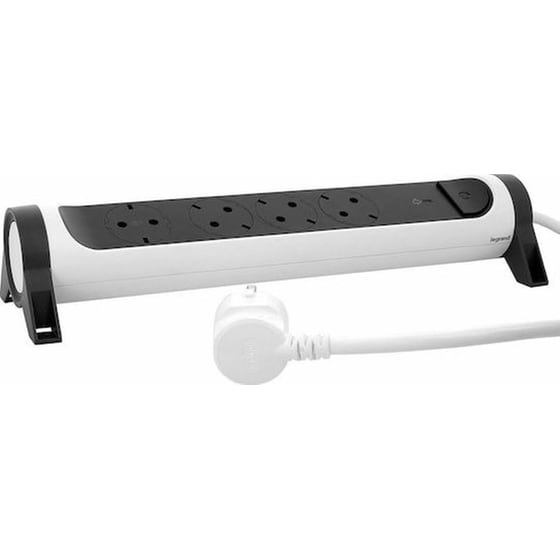 Πολύπριζο Ασφαλείας Legrand SurgeΑrrest 4 Θέσεων 1.5m - Γκρι image 2