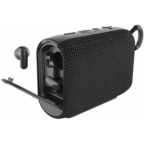 Φορητό Ηχείο The Source & Ακουστικά bluetooth - Μαύρο image 2
