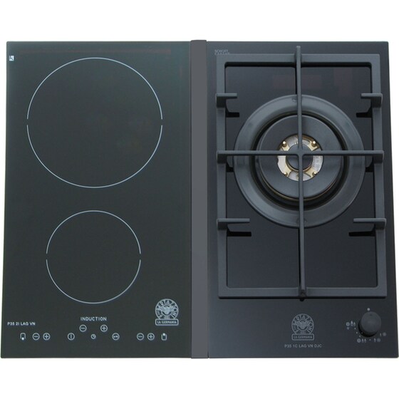 LA GERMANIA P651CILAGVN (GPL) 60.6cm Μαύρο Εστία Μεικτή Υγραερίου Αυτόνομη image 0