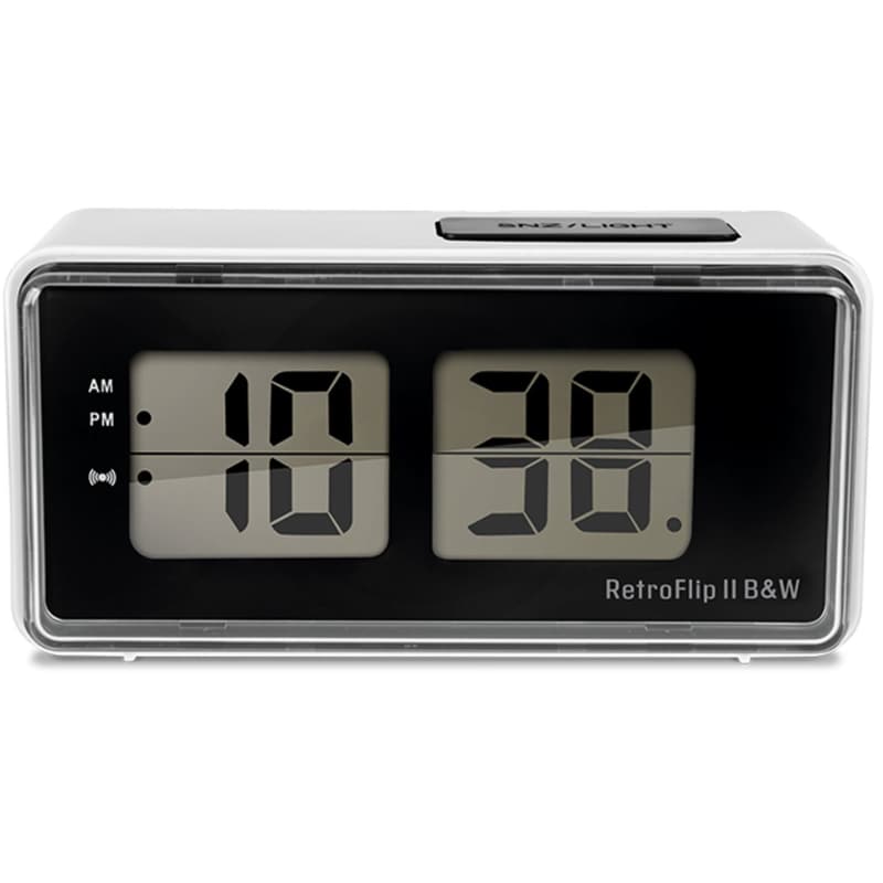 Ρολόι - Ξυπνητήρι Life RetroFlip II - Λευκό
