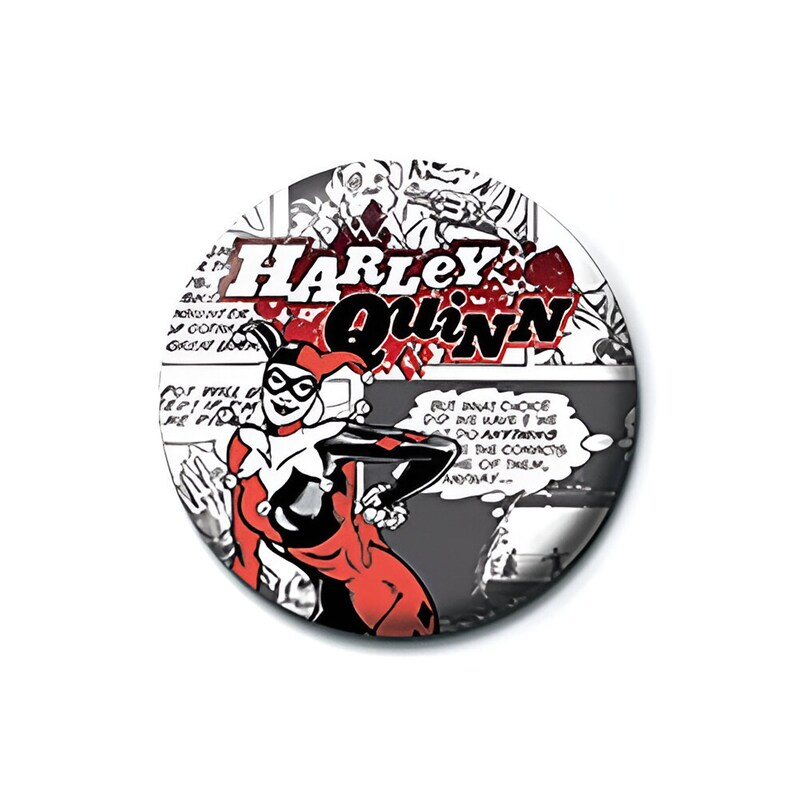 Κονκάρδα Pyramid DC Harley Quinn - Πολύχρωμη