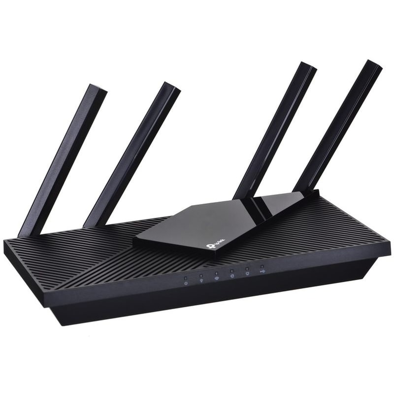 TP-LINK TP-LINK Archer AX3000 v2 Ασύρματο Router Wi-Fi 6 με 2.5G Port Μαύρο