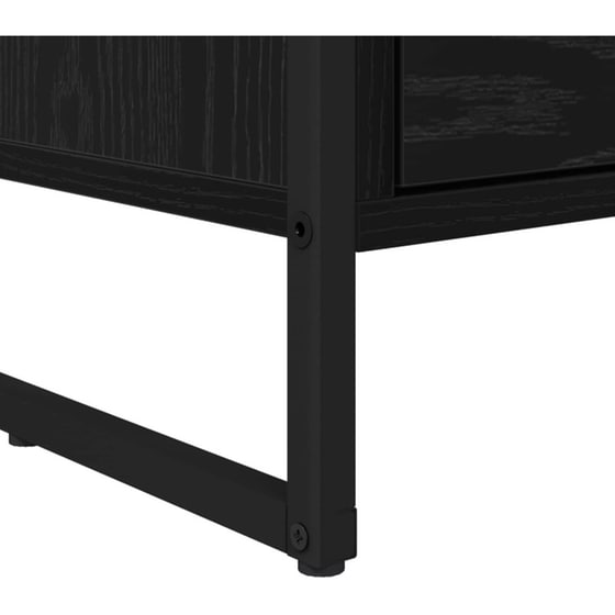 Έπιπλο Τηλεόρασης VidaXL 100 x 36 x 49,5 cm - Μαύρη Οξιά image 9