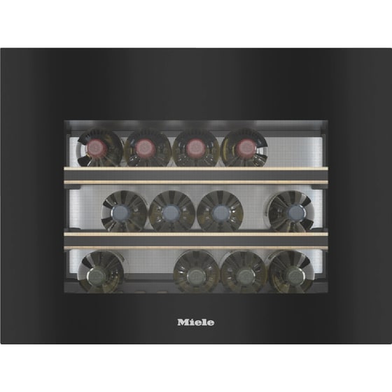 MIELE KWT 7112iGSWEU1 για 18 Μπουκάλια με LED φωτισμό Μαύρο Εντοιχιζόμενος Συντηρητής Κρασιών image 0