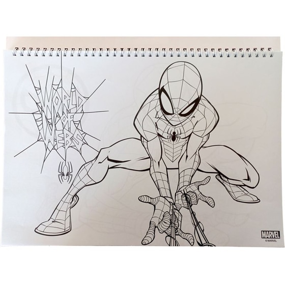 Μπλοκ Ζωγραφικής Gim A4 Spiderman image 2