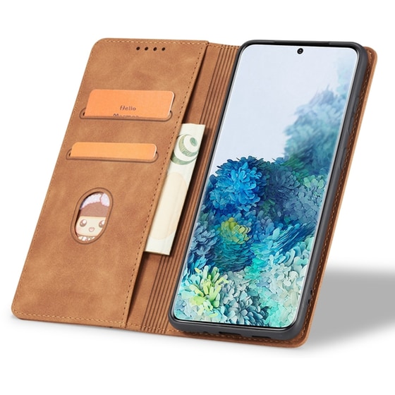 Θήκη Apple iPhone 15 Pro - Bodycell Πορτοφόλι - Brown image 1