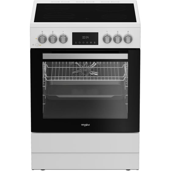 WHIRLPOOL W6V8LCSW 72 Lt Λευκό Ηλεκτρική Κουζίνα Κεραμική image 0