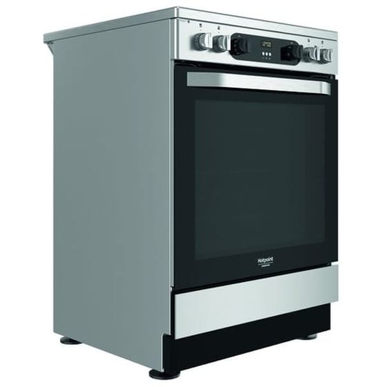 HOTPOINT HS68V8CHX 83 Lt Inox Ηλεκτρική Κουζίνα Κεραμική image 5