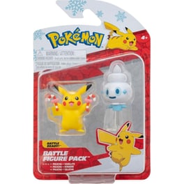Φιγούρες Jazwares Pokemon Holiday Edition - Pikachu And Vanillite Battle (5cm)