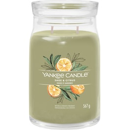 Κερί Yankee Candle Signature Large Jar Sage & Citrus