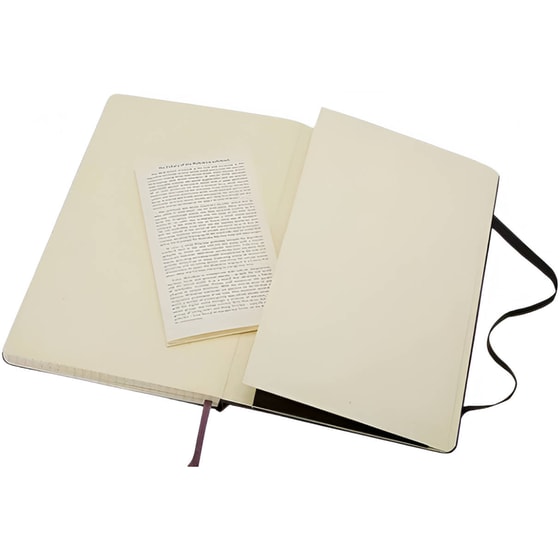 Σημειωματάριο Moleskine Large Καρέ Μαύρο (1 Τεμάχιο) image 3