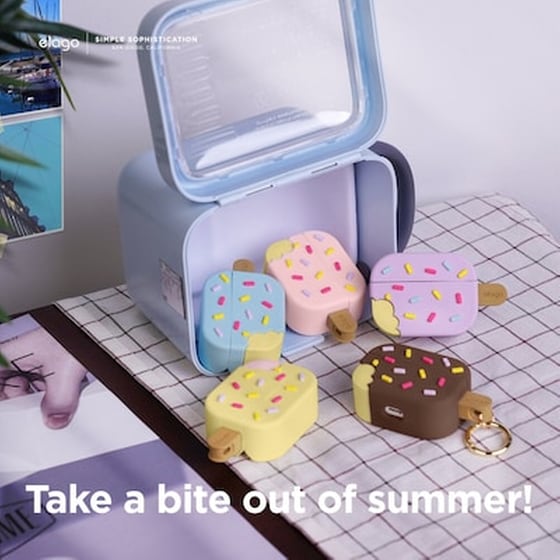 Elago Airpods Ice Cream Case - Θήκη Σιλικόνης Για Airpods Pro - Lovely Pink image 1