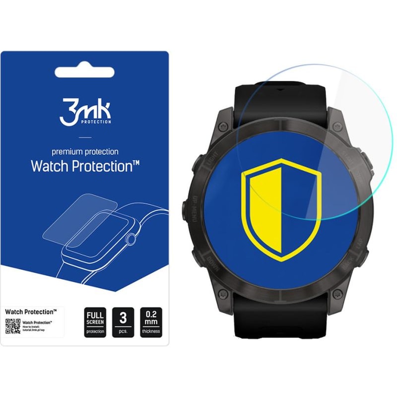 3MK Προστασία Οθόνης 3MK Watch ARC για Garmin Fenix 7 (3τμχ)