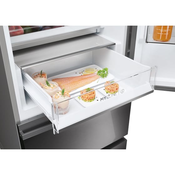 HAIER HTW5620CNMP Total No Frost 414 Lt Dark Inox Ψυγειοκαταψύκτης image 6