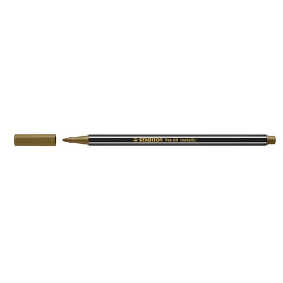 Μαρκαδόρος Γραφής Stabilo Pen 68 Metallic Gold 1.0 mm image 0