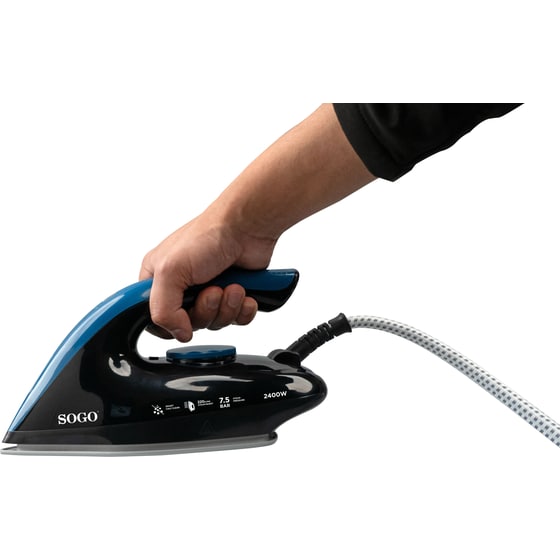 SOGO PLA-SS-6400 7.5 bar με Δοχείο Νερού 1.7 L Μαύρο/Μπλε Σύστημα Σιδερώματος image 6