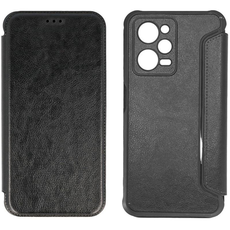 POWERTECH Θήκη Xiaomi Redmi Note 12 Pro/Poco X5 Pro - Powertech Razor Leather MOB-1914 - Μαύρο