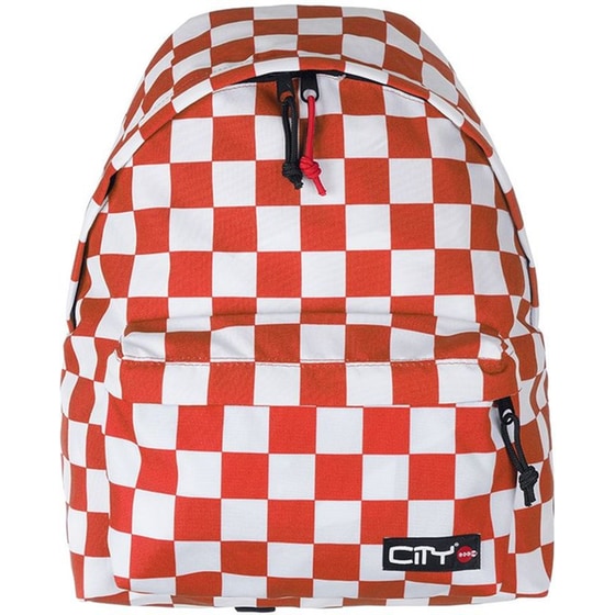 Τσάντα Πλάτης City The Drop Red Checkers Κόκκινο image 0