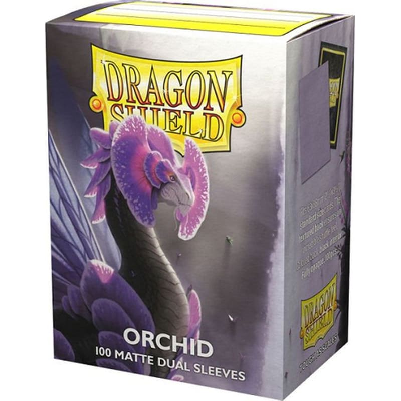 Orchid Dragon Shield Dual Matte Card Sleeves 100 τμχ