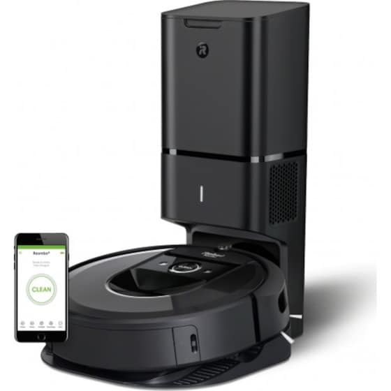 Σκούπα Ρομπότ I ROBOT ROOMBA i7+ i755840 για Σκούπισμα με Χαρτογράφηση Χώρου Μαύρο image 1