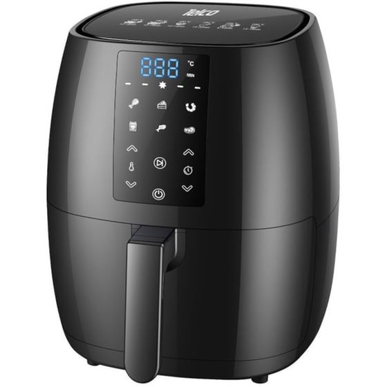 TELCO 060083 με Αποσπώμενο Κάδο 1500W 5.5 L Μαύρο Φριτέζα Αέρος image 0