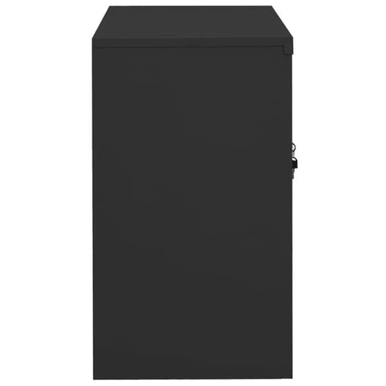 Ντουλάπα Γραφείου Vidaxl Ατσάλινη 90x40x70cm - Ανθρακί image 2