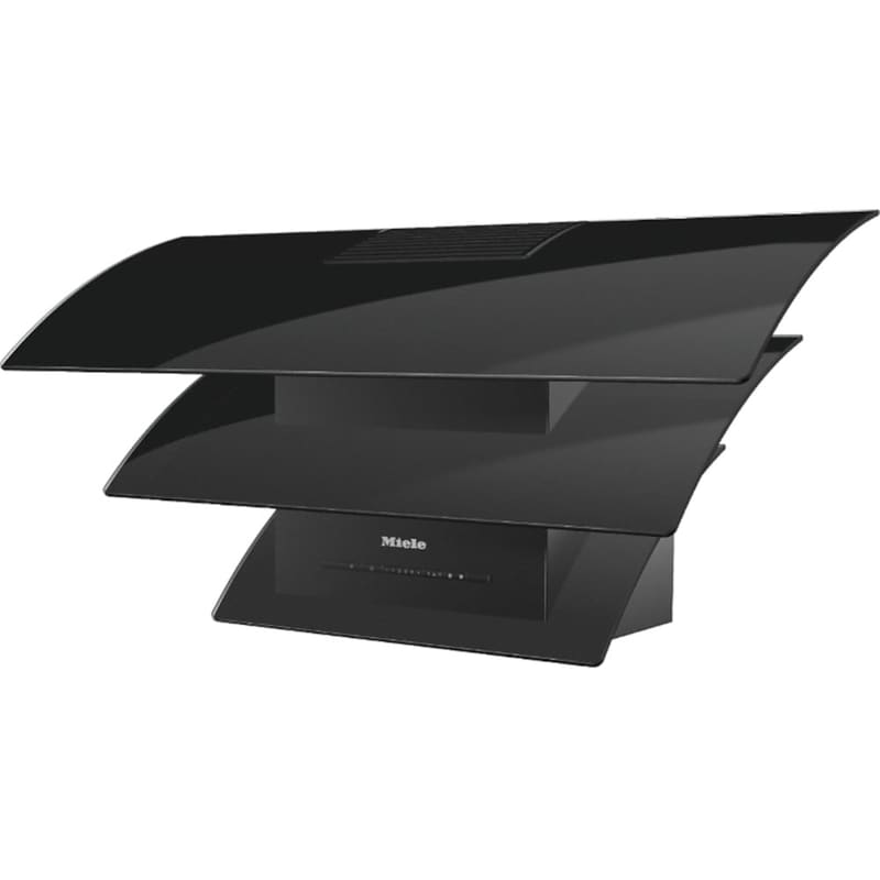 MIELE DA 7198 W Triple 88cm Μαύρο Απορροφητήρας Καμινάδα Τζάκι