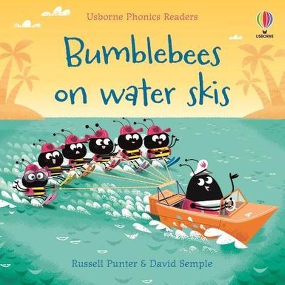 Bumble bees on water skis image 0
