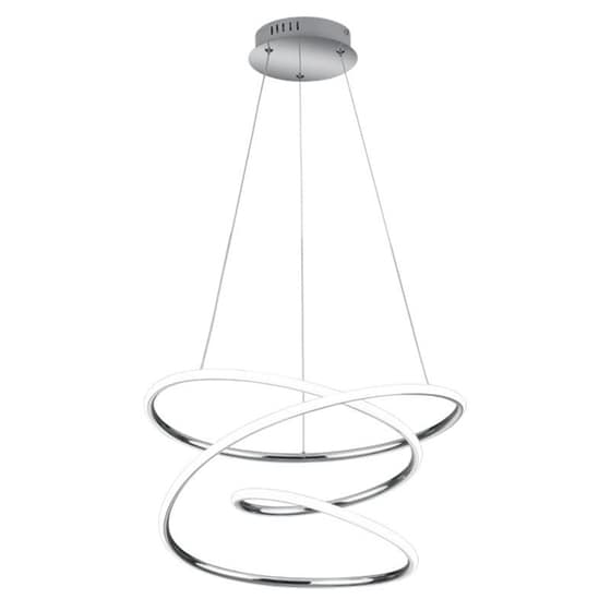 Κρεμαστό Φωτιστικό Οροφής Reality Bologna Μεταλλικό - Χρώμιο image 0