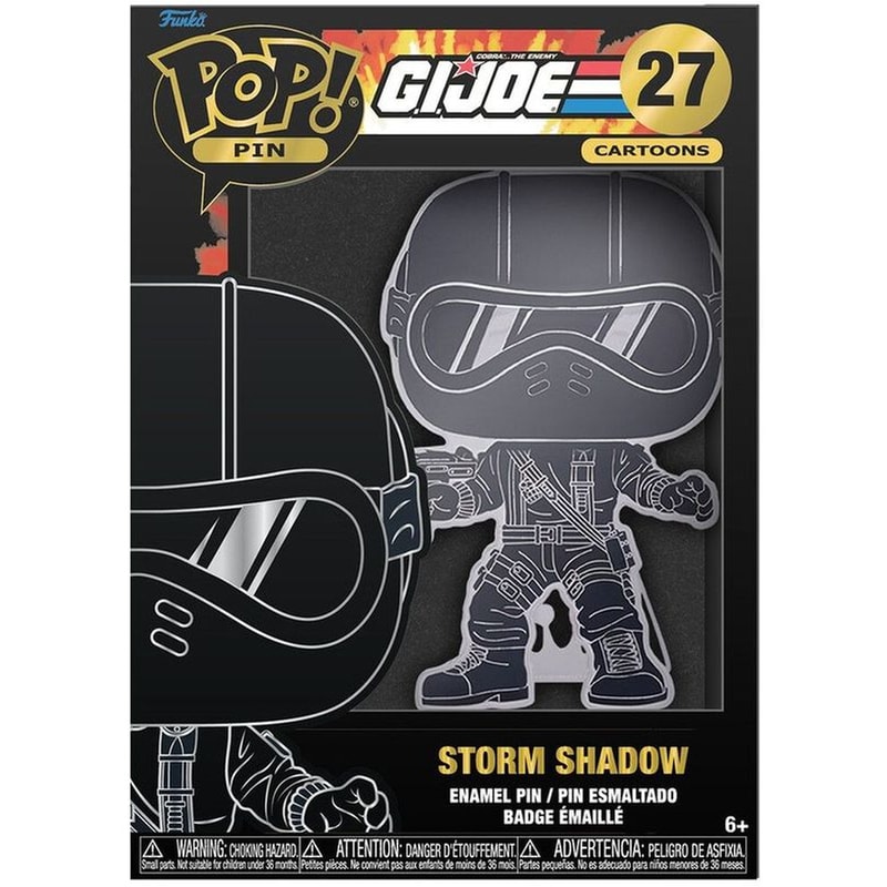 Funko Pop! Pin - Cartoons - Gi Joe - Storm Shadow #27
