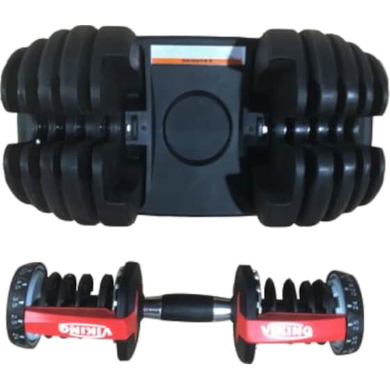 Αλτήρας Viking Iron Flex Reloaded V-2 24kg Ρυθμιζόμενος με Δίσκους 2.5 - 24 kg & Βάση image 5