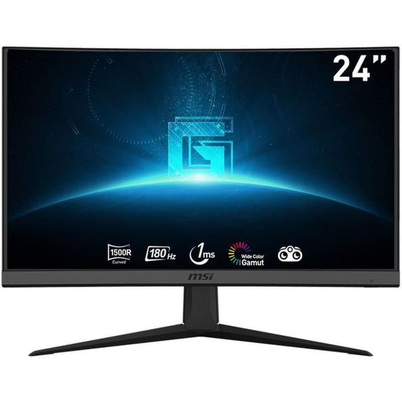 MSI MSI E2 G24C6 Gaming Monitor 23.6 FHD VA Curved 180Hz 1ms