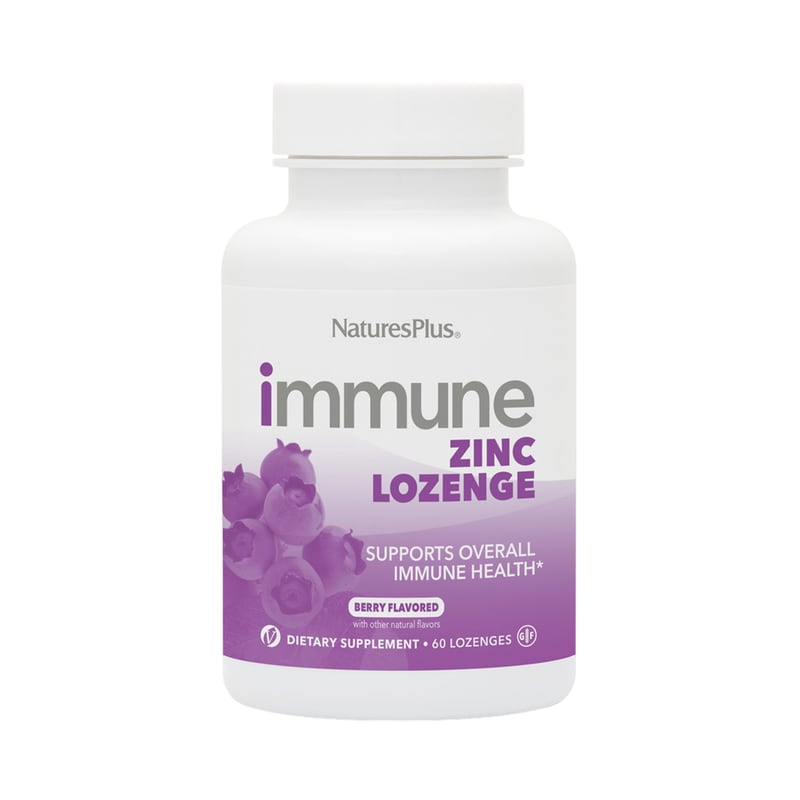 Μέταλλα Natures Plus Immune Zinc - 60 παστίλιες φωτογραφία