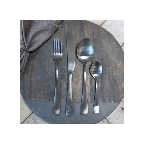 Chic Antique - NORDIQUE Σετ 4 μαχαιροπήρουνα σε χρώμα μάυρο. image 0