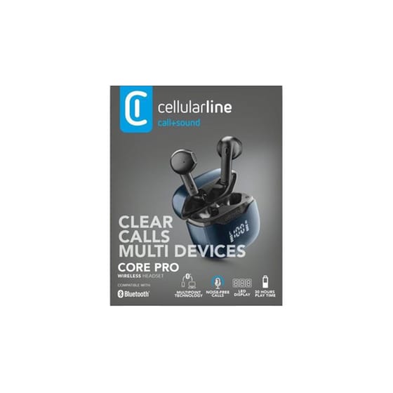 Ακουστικά bluetooth Cellular Line Core Pro - Μπλε/Μαύρο image 4