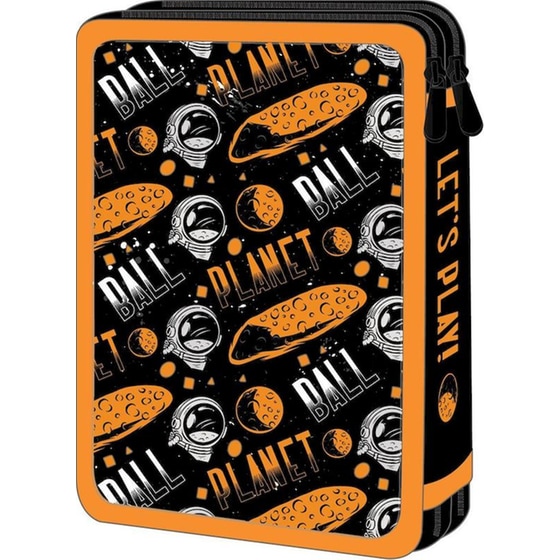 Κασετίνα Παραλληλόγραμμη Γεμάτη Must Planet Ball Διπλή image 1