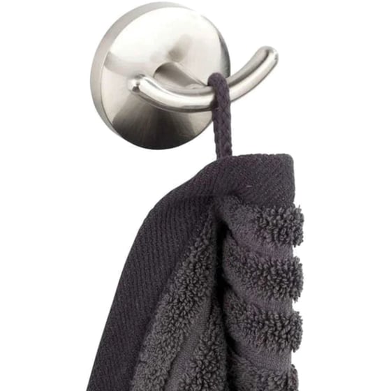 Κρεμαστράκι Τοίχου Wenko Cuba Μεταλλικό 4x5cm - Ασημί image 1