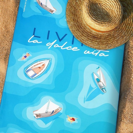 Πετσέτα Θαλάσσης Legami La Dolce Vita 85 x 180 cm image 3