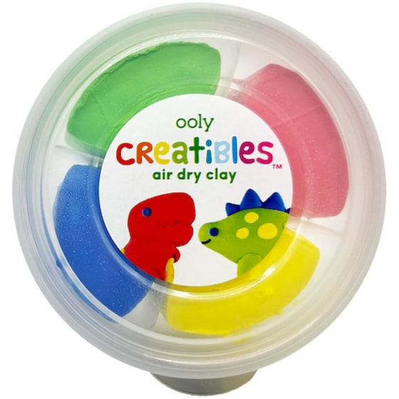 Πηλός Ooly Creatibles Mini Air Dry Clay Kit - Dino BFFs image 1