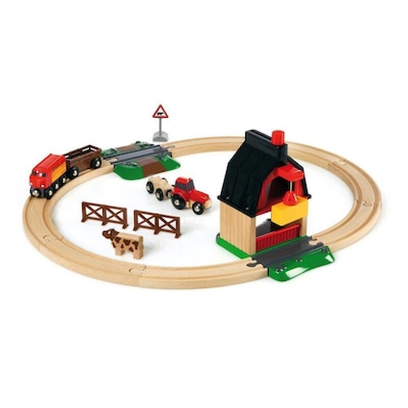 Brio World Σιδηροδρομικο Σετ Φαρμα 33719