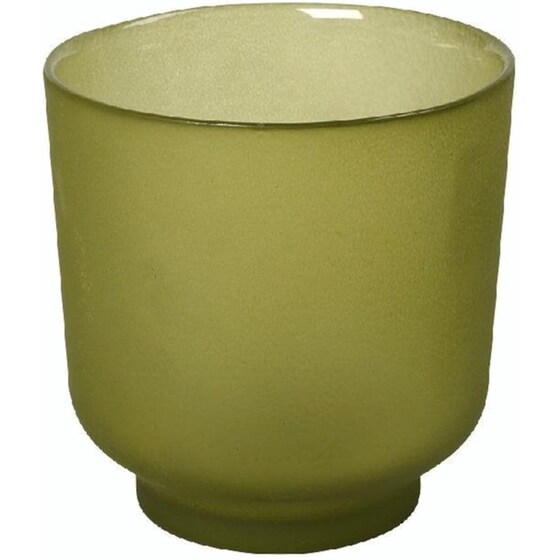 Κηροπήγιο για ρεσώ Espiel Caprice Lime Γυάλινο 9.5x9 cm - Πράσινο image 0