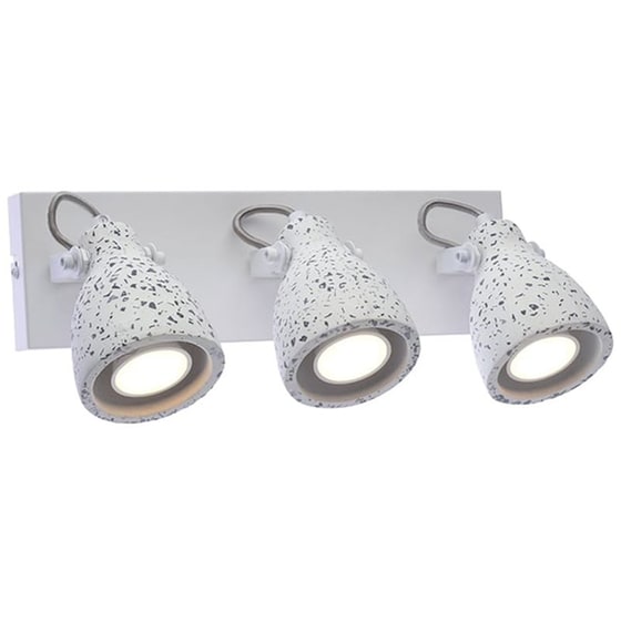 Σποτ Τρίφωτο Aca Dino Ar1823w36wt Μεταλλικό - Λευκό image 0