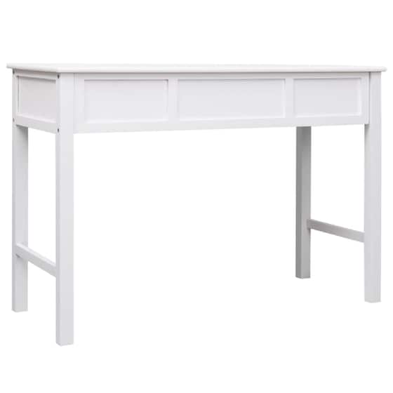 Γραφείο Μελέτης VidaXL από Ξύλο 110x45cm - Λευκό image 3