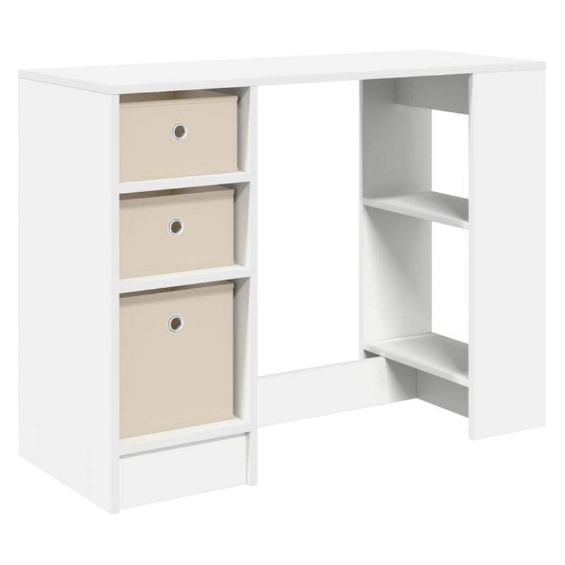 Γραφείο VidaXL από Επεξεργασμένο Ξύλο 100x40x75 cm - Λευκό