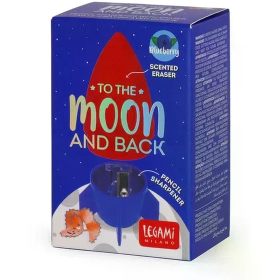 Ξύστρα Legami Μονή με Γόμα To The Moon And Back Space image 3