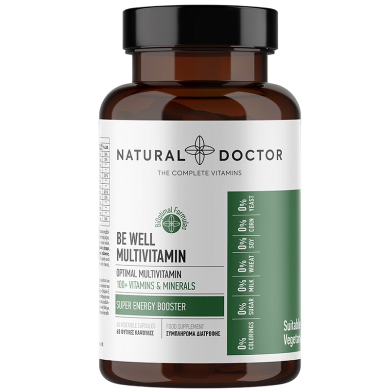 Natural Doctor Be Well Multivitamin - 60 κάψουλες