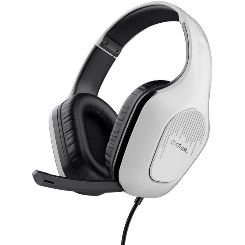 Trust GXT415PS Zirox Gaming Ενσύρματα Ακουστικά 3.5mm – Λευκό
