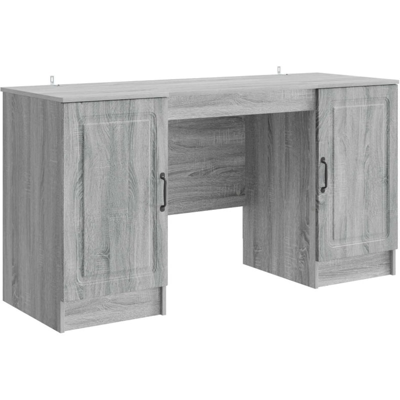 Γραφείο VidaXL από Επεξεργασμένο Ξύλο 142,5x50x75 cm - Γκρι Sonoma